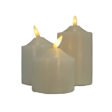 led warm white candles