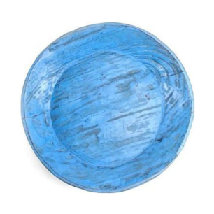 parat blue bowl top view