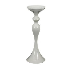 White Podium Candle Holder