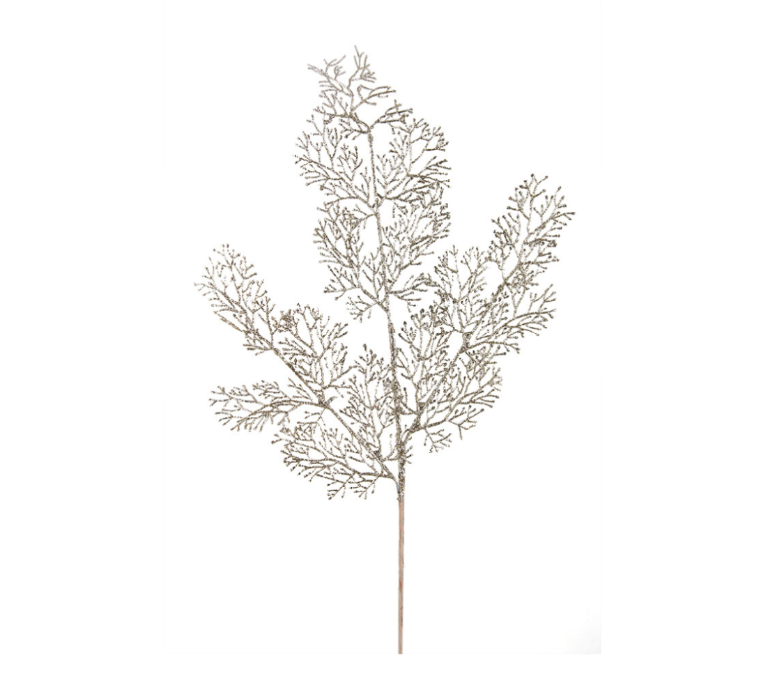 Gold Spray Coral Leaf