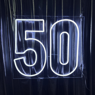 50 Neon Sign