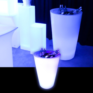 ice bucket bar illuminated glow furniture
