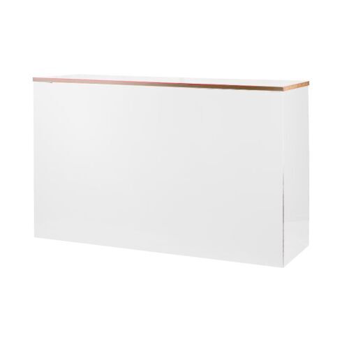 white acrylic bar