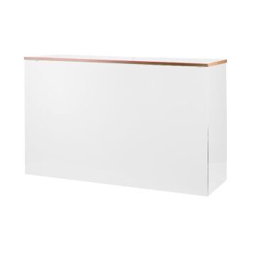 white acrylic bar