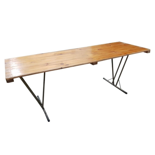 Wooden dining table