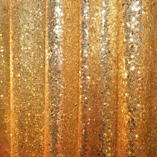 gold sequin drape