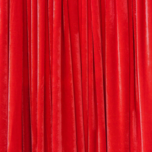 red velvet drape