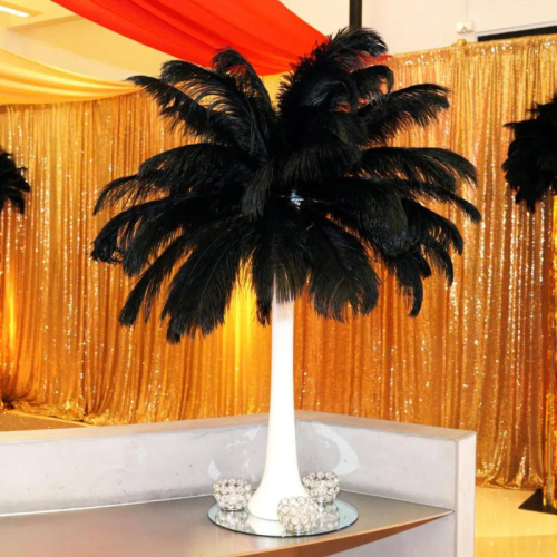 Black Feather Centrepiece