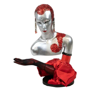 red glitter mannequin style 1 