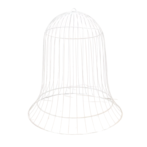 white large hanging bell