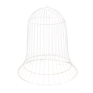 white large hanging bell