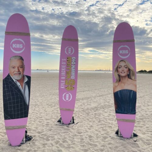 longboard pink KIIS FM