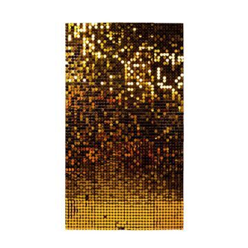 gold sequin panel