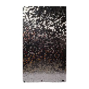 silver sequin panel