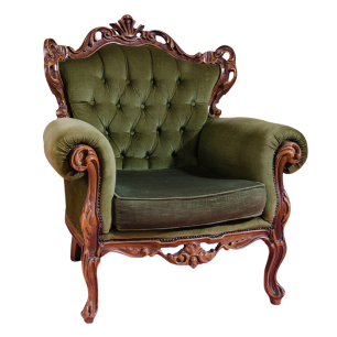lavish baroque lounge chair