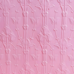 pink pressed tin