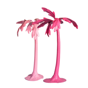 Giant Pink Palm Trees