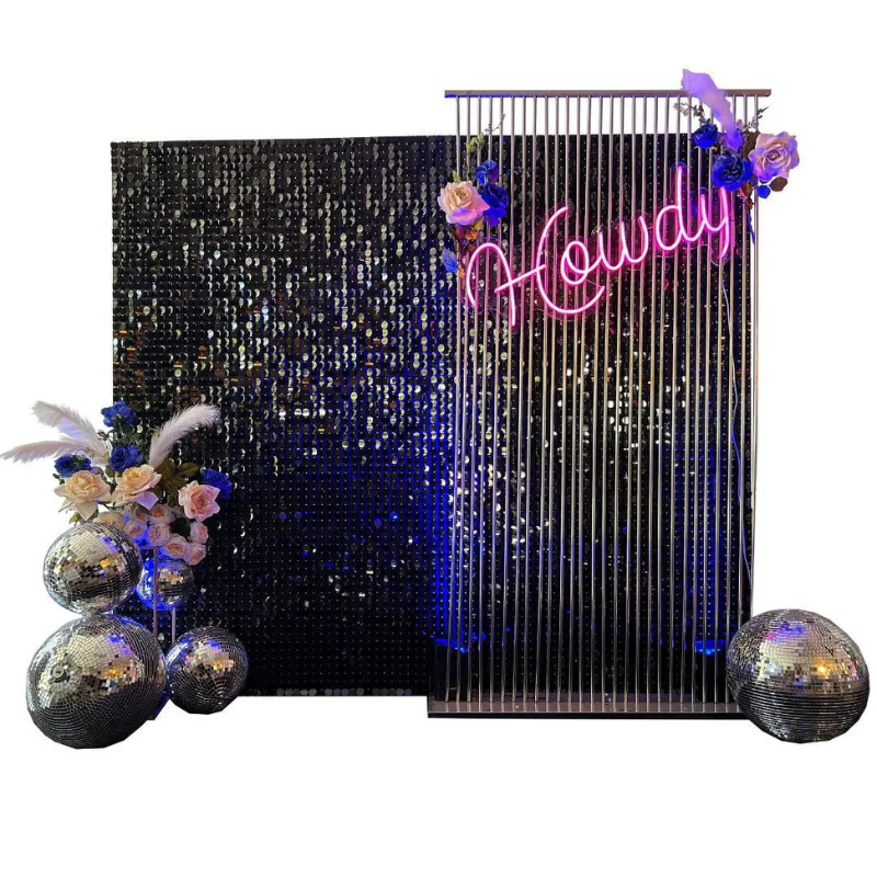 Sequin Backdrop - Howdy