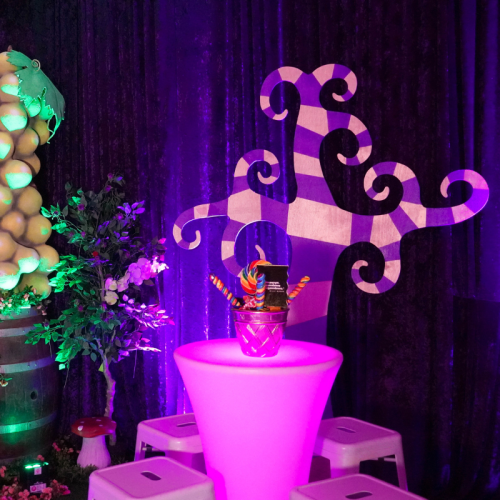 wonka factory party tree