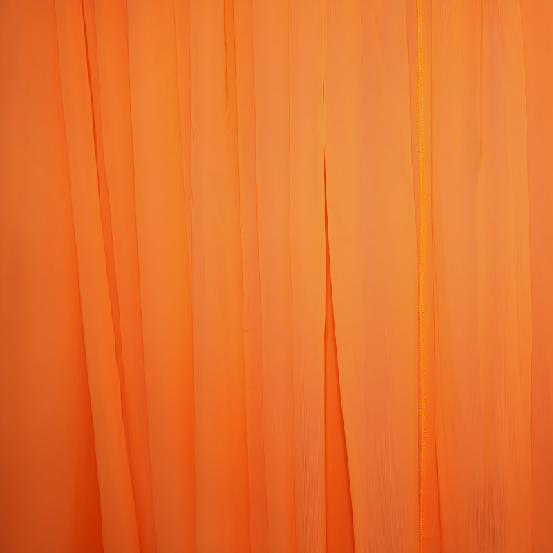 Chiffon Drapes - Orange