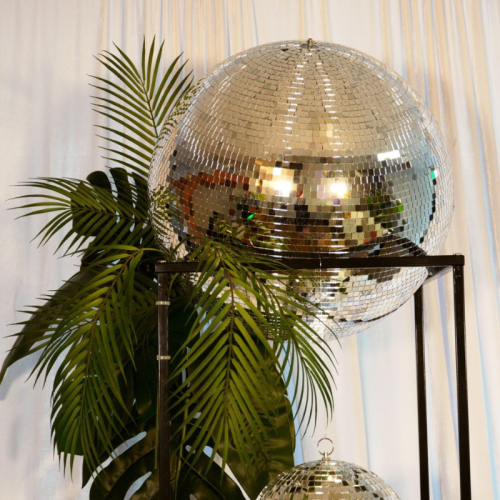 disco ball flower stand 