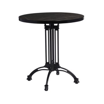 black marble cafe table 
