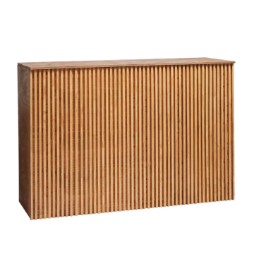 rustic wooden bar
