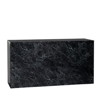 black marble bar