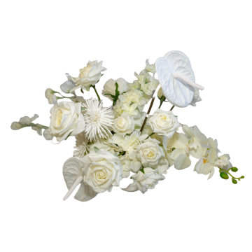pure white florals