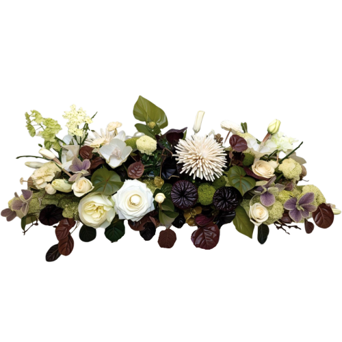 extra large modern neutral florals