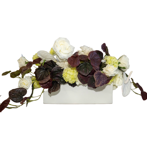 neutral table florals