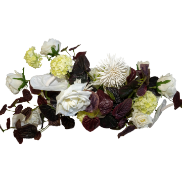 neutral coloured theme centrepiece