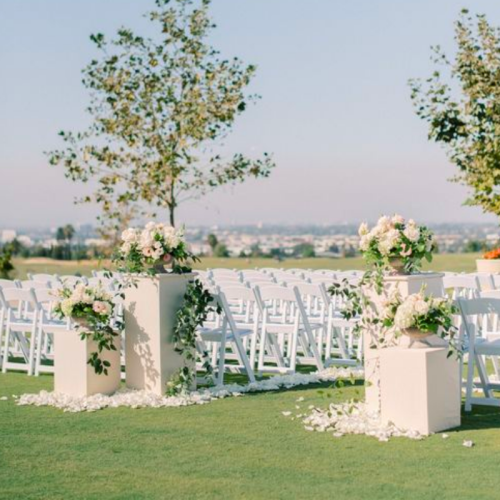 Aisle Floral Plinths