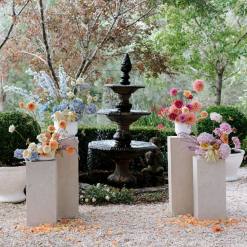 Aisle Floral Plinths 3