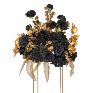 Tall Dark Gold Centrepiece 