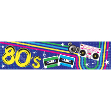 Themed Entrance Banners - 80's
