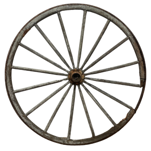 Large Rustic Wagon Wheel 