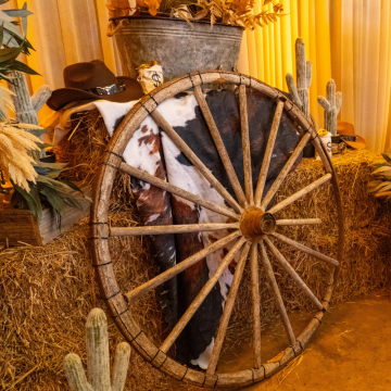 Rustic Wagon Wheel Western Theme 