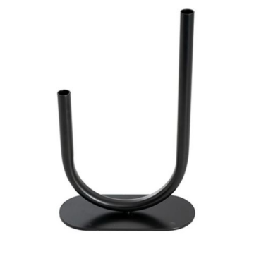 Black U Shape Vase 
