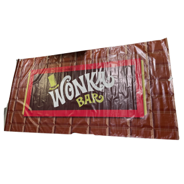 Large Wonka Bar Backdrop