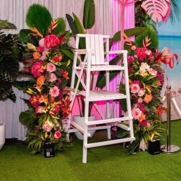 Tropical Floral Pillar 3