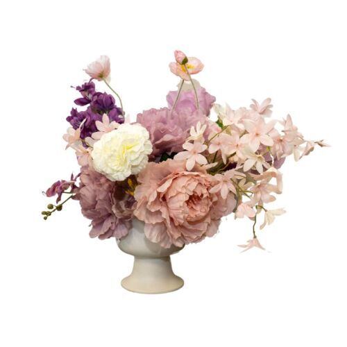 Pink & Purple Floral Centrepiece