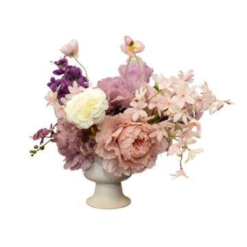 Pink & Purple Floral Centrepiece