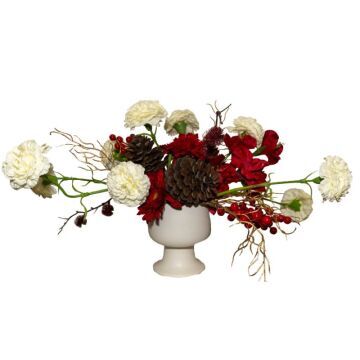 Red & White Christmas Centrepiece