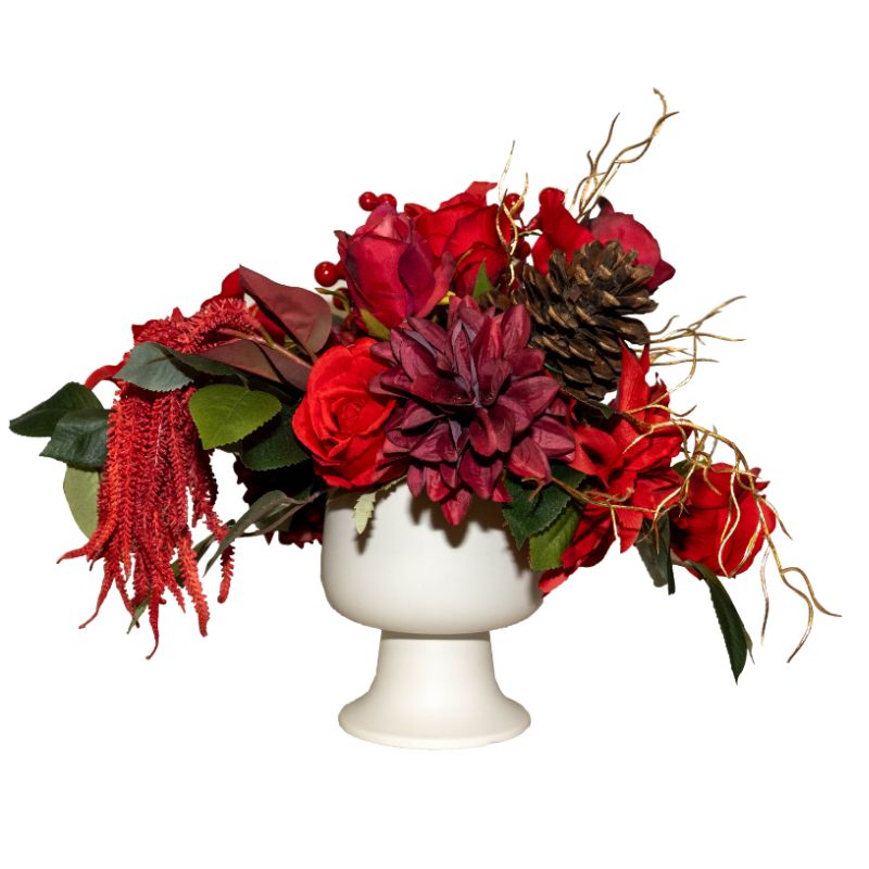 Red Christmas Centrepiece