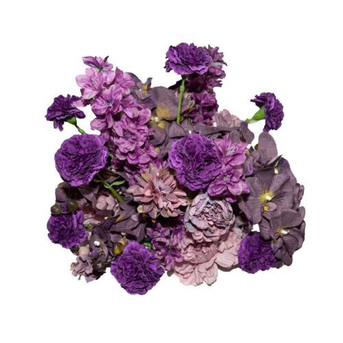 Purple Floral Centrepiece Large