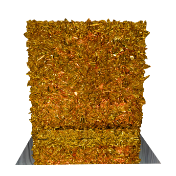 Gold Crinkle Wall
