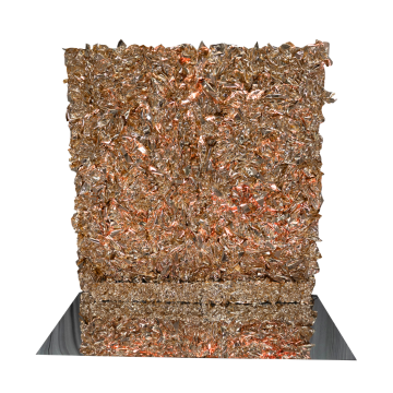 Champagne Gold Crinkle Wall