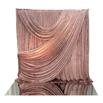 velvet draped backdrop