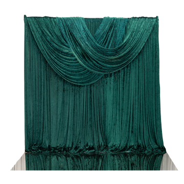 emerald green drap